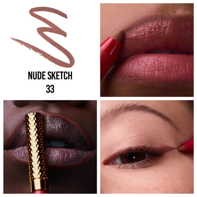 Glamliner – Creion pentru buze și ochi – Nude Sketch 33 Glamliner – Creion pentru buze și ochi – Nude Sketch 33