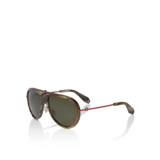 Greggo Lb0004 – Ochelari de soare – Metal – Corn maro