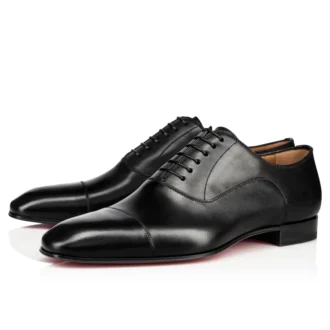 Greggo – Pantofi cu șireturi – Piele de vițel netedă – Negru – Bărbați