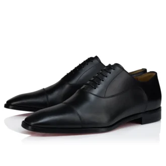 Greggory – Pantofi Oxford – Piele de vițel – Negru – Bărbați