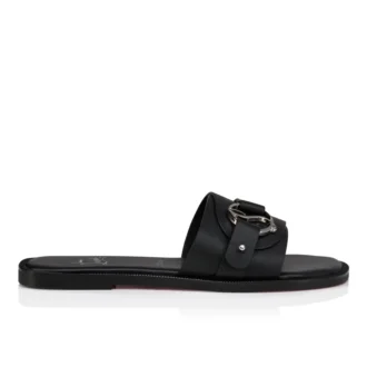 Her in Roma Mule – Mule – Piele de vițel – Negru – Femei Her in Roma Mule – Mule – Piele de vițel – Negru – Femei
