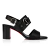 Her in Roma – Sandale de 70 mm – Piele de vițel cerată – Negru – Femei