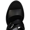 Her in Roma – Sandale de 70 mm – Piele de vițel cerată – Negru – Femei