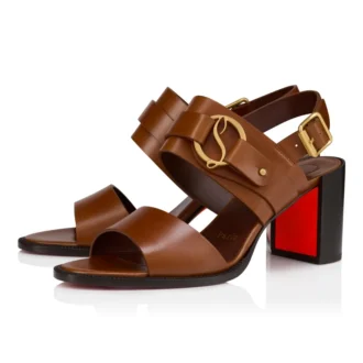 Her in Roma – Sandale de 70 mm – Piele de vițel patinată – Carmine închis – Femei Her in Roma – Sandale de 70 mm – Piele de vițel patinată – Carmine închis – Femei