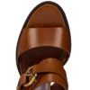 Her in Roma – Sandale de 70 mm – Piele de vițel patinată – Carmine închis – Femei Her in Roma – Sandale de 70 mm – Piele de vițel patinată – Carmine închis – Femei