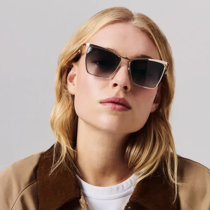 Hot Chick Lb0020 – Ochelari de soare – Metal – Auriu