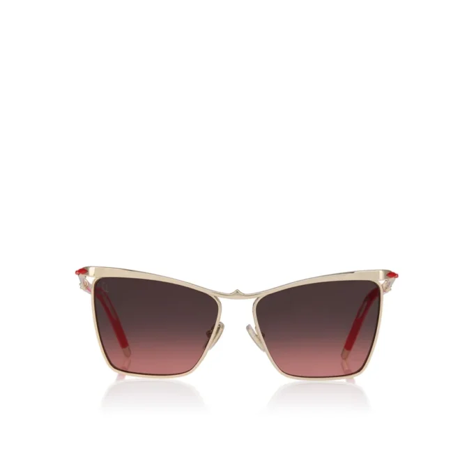 Hot Chick Lb0020 – Ochelari de soare – Metal – Auriu fumuriu