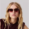 Hot Chick Lb0020 – Ochelari de soare – Metal – Auriu fumuriu