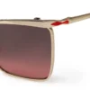 Hot Chick Lb0020 – Ochelari de soare – Metal – Auriu fumuriu