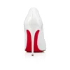 Hot Chick – Pantofi cu toc de 100 mm – Piele de vițel lăcuită – Bianco – Femei
