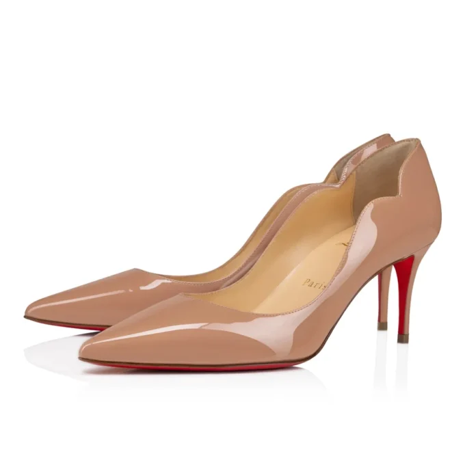 Hot Chick – Pantofi cu toc de 70 mm – Piele de vițel lăcuită – Blush – Femei