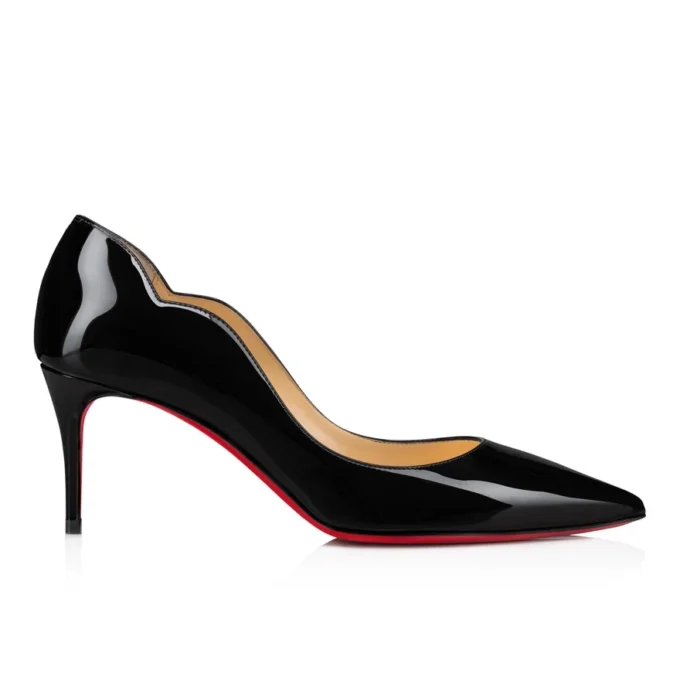 Hot Chick – Pantofi cu toc de 70 mm – Piele de vițel lăcuită – Negru – Femei