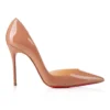 Iriza – Pantofi cu toc de 100 mm – Piele de vițel lăcuită – Blush – Femei