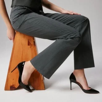 Iriza – Pantofi cu toc de 85 mm – Piele de vițel lăcuită – Negru – Femei