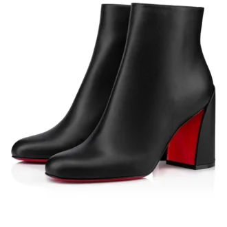 Jane Booty – Cizme joase de 85 mm – Piele de vițel – Negru – Femei Jane Booty – Cizme joase de 85 mm – Piele de vițel – Negru – Femei