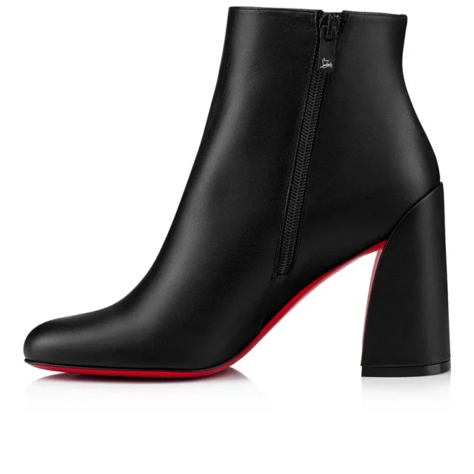 Jane Booty – Cizme joase de 85 mm – Piele de vițel – Negru – Femei