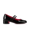 Jane Fille – Balerini – Piele de vițel lăcuită – Negru – Copii