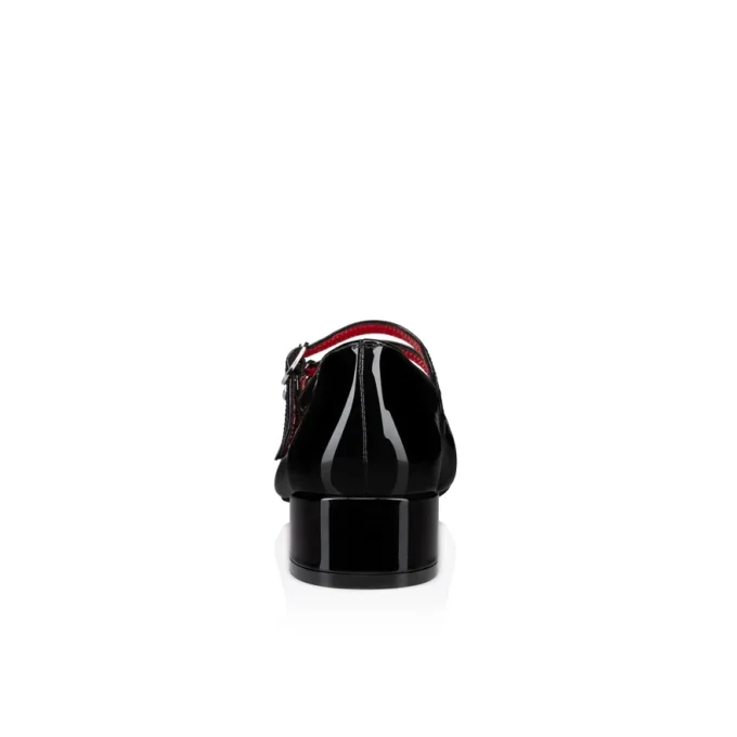 Jane Fille – Balerini – Piele de vițel lăcuită – Negru – Copii