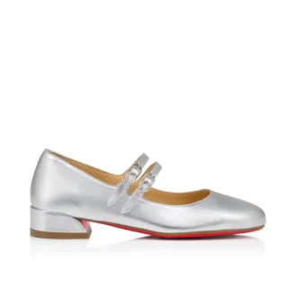 Jane Fille – Balerini – Piele Nappa laminată – Argintiu – Copii Jane Fille – Balerini – Piele Nappa laminată – Argintiu – Copii