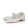 Jane Fille – Balerini – Piele nappa perlată – Bianco – Copii