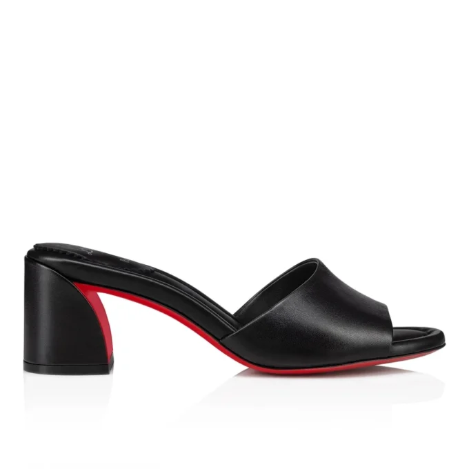 Jane Mule – Mule de 55 mm – Piele de miel Nappa – Negru – Femei Jane Mule – Mule de 55 mm – Piele de miel Nappa – Negru – Femei