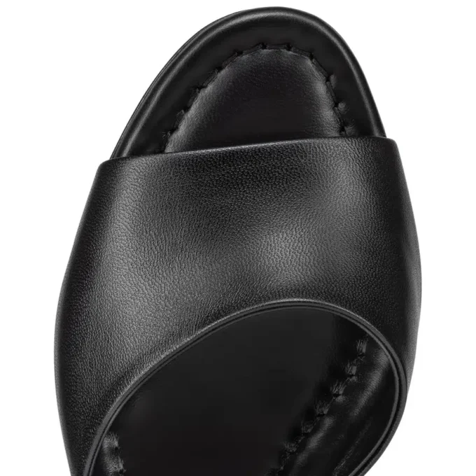 Jane Mule – Mule de 55 mm – Piele de miel Nappa – Negru – Femei Jane Mule – Mule de 55 mm – Piele de miel Nappa – Negru – Femei