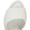 Jane Mule – Mule de 55 mm – Piele Nappa – Bianco – Femei