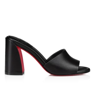 Jane Mule – Mule de 85 mm – Piele de miel Nappa – Negru – Femei Jane Mule – Mule de 85 mm – Piele de miel Nappa – Negru – Femei