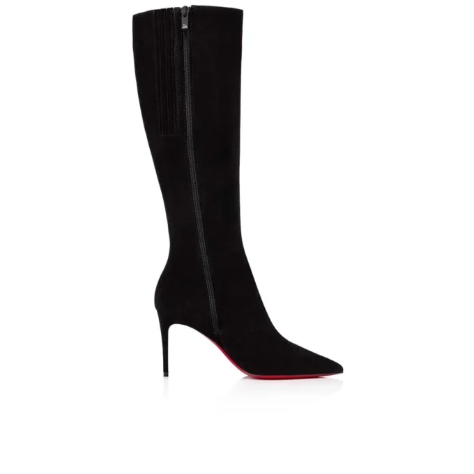 Kate Botta – Cizme de 85 mm – Piele de vițel velur – Negru – Femei Kate Botta – Cizme de 85 mm – Piele de vițel velur – Negru – Femei