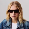 Kate Lb0025 – Ochelari de soare – Acetat – Negru fumuriu