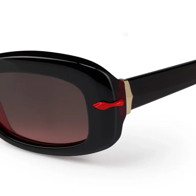 Kate Lb0025 – Ochelari de soare – Acetat – Negru fumuriu