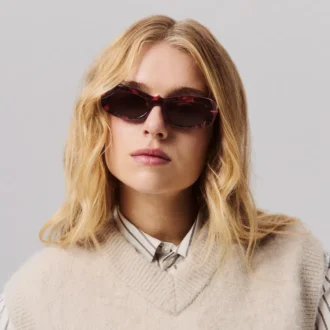 Kate Lb0025 – Ochelari de soare – Acetat – Roșu Havana