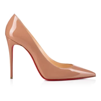 Kate – Pantofi cu toc de 100 mm – Piele de vițel lăcuită – Blush – Femei