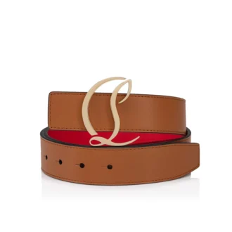 Logo CL – Curele – Piele de vițel – Maro