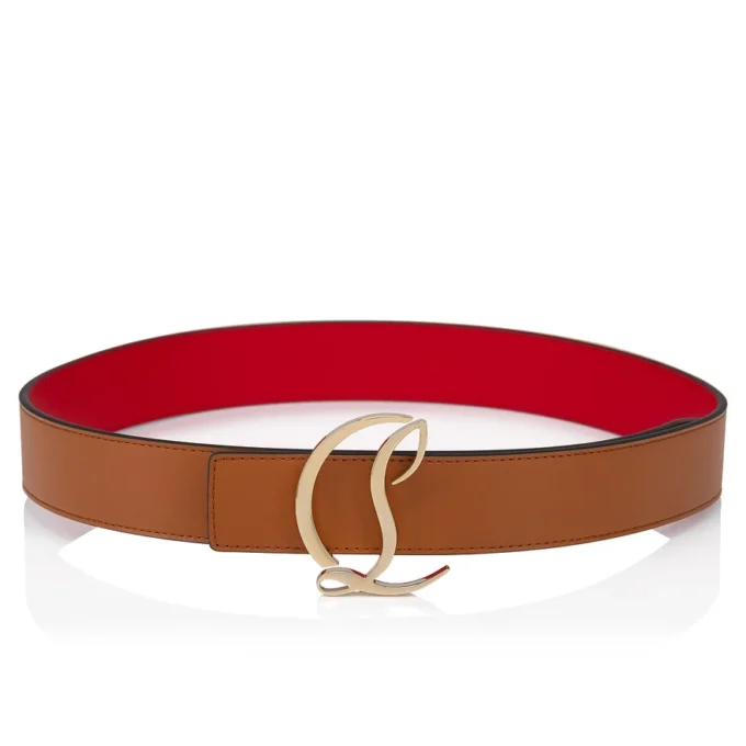 Logo CL – Curele – Piele de vițel – Maro