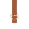 Logo CL – Curele – Piele de vițel – Maro