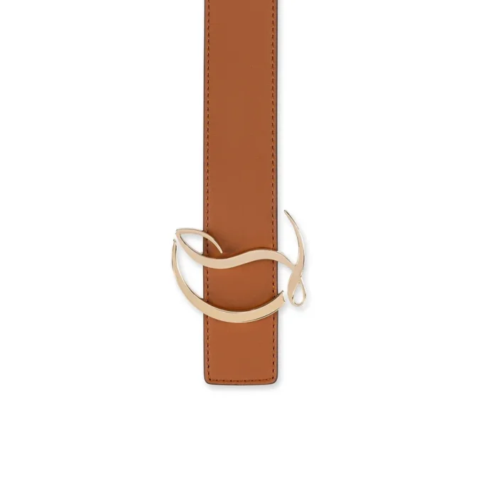 Logo CL – Curele – Piele de vițel – Maro