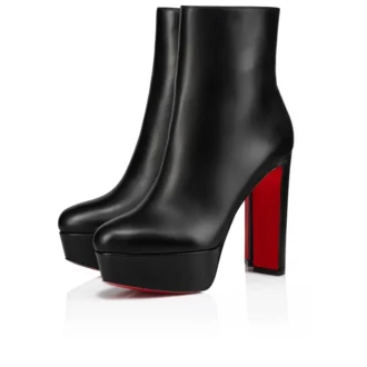 Loo Booty – Cizme de 100 mm – Piele de vițel – Negru – Femei Loo Booty – Cizme de 100 mm – Piele de vițel – Negru – Femei