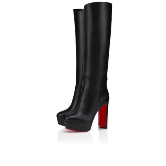 Loo Botta Alta – Cizme de 130 mm – Piele de vițel – Negru – Femei