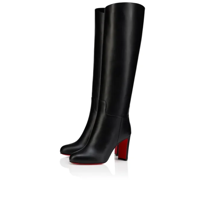 Loo Botta – Cizme de 85 mm – Piele de vițel – Negru – Femei