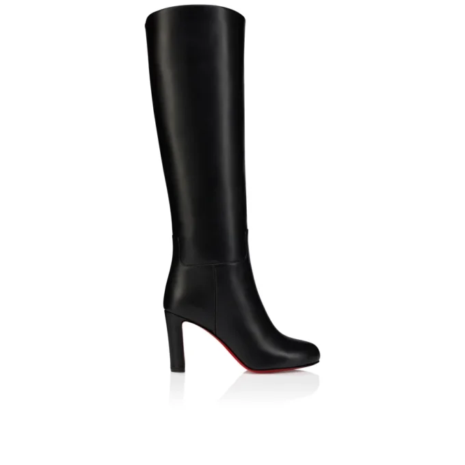 Loo Botta – Cizme de 85 mm – Piele de vițel – Negru – Femei