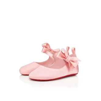 Lou Babe – Balerini – Crep de satin – Roz – Bebeluși