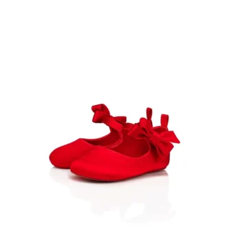 Lou Babe – Balerini – Satin creponat – Loubi – Bebeluș