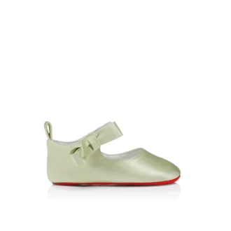 Lou Babe – Balerini – Satin creponat – Pastel Manuka – Baby