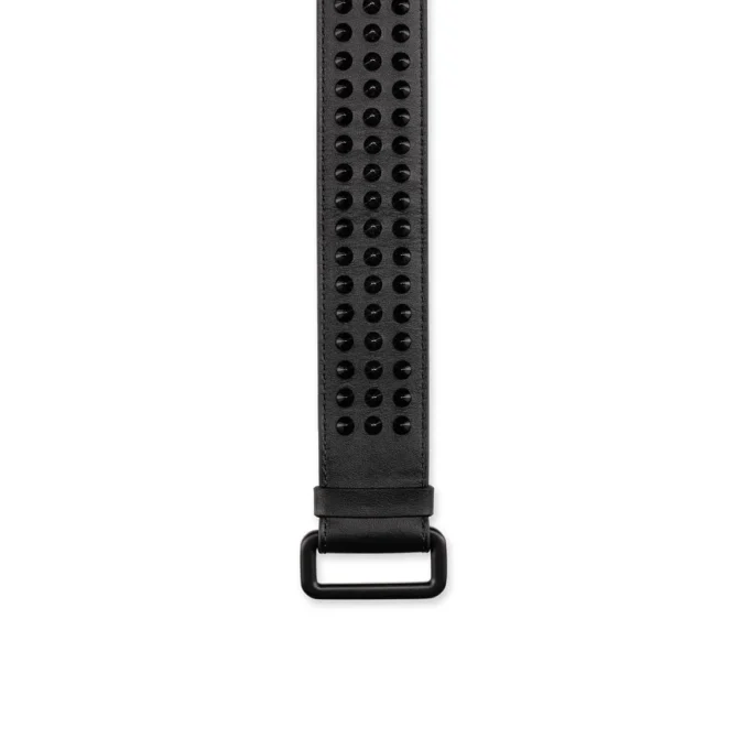 Loubi – Curelă – Piele de vițel și ținte – Negru Loubi – Curelă – Piele de vițel și ținte – Negru