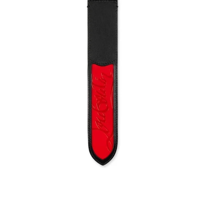 Loubi – Curelă – Piele de vițel și ținte – Negru Loubi – Curelă – Piele de vițel și ținte – Negru