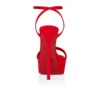 Loubi Queen Alta – Sandale cu bretele de 150 mm – Satin creponat – Loubi – Femei Loubi Queen Alta – Sandale cu bretele de 150 mm – Satin creponat – Loubi – Femei