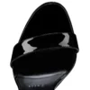 Loubi Queen Alta – Sandale cu curele de 150 mm – Piele lăcuită – Negru – Femei Loubi Queen Alta – Sandale cu curele de 150 mm – Piele lăcuită – Negru – Femei