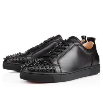 Louis Junior Spikes – Sneakers – Piele de vițel și crampoane – Negru – Bărbați Louis Junior Spikes – Sneakers – Piele de vițel și crampoane – Negru – Bărbați