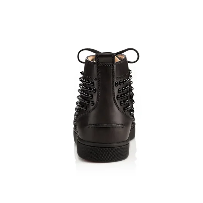 Louis – Sneakers înalte – Piele de vițel și ținte – Negru – Bărbați